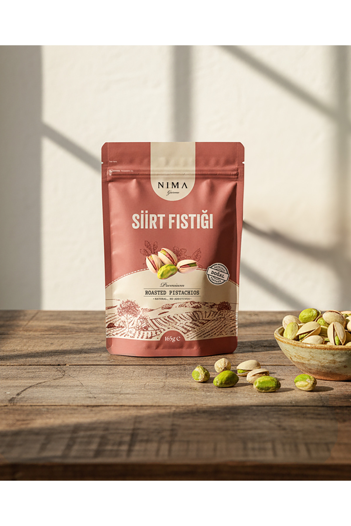 Nima Gurme Premium Siirt Fıstığı 165 Gr