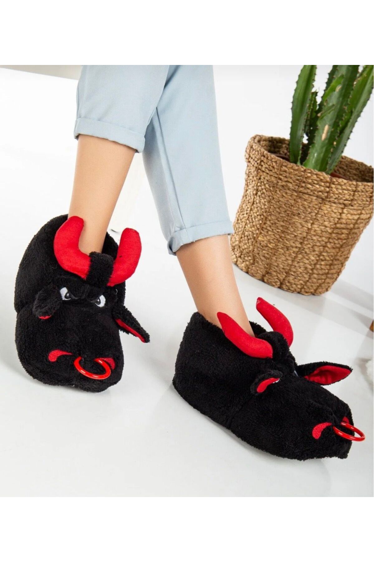 mustey unisex ev ayakkabısı panduf yıkanabilir ses yapmaz görsel 2