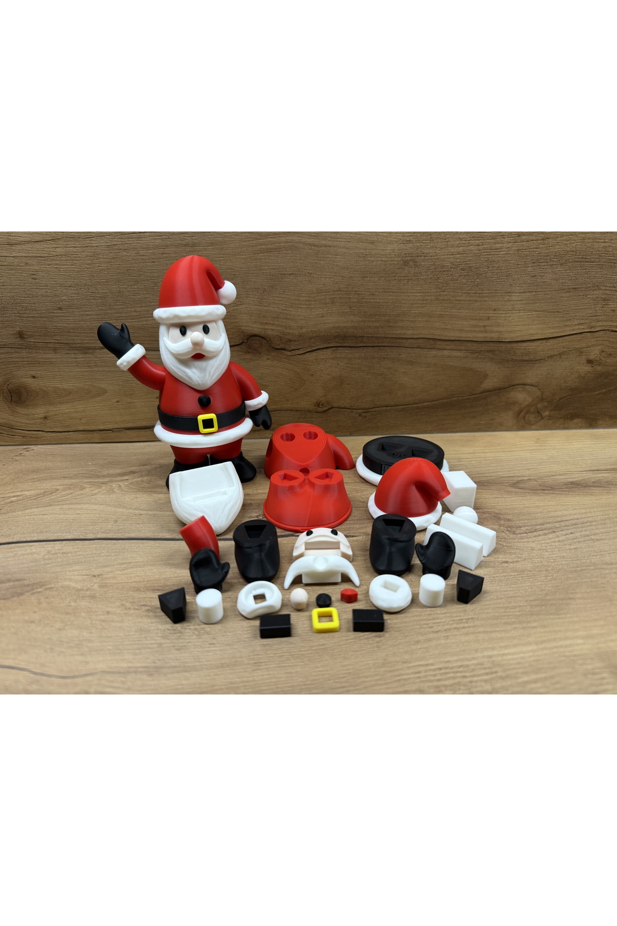 Santa Claus Figure – 3D Printed Demountable Model & Decorative Figurine