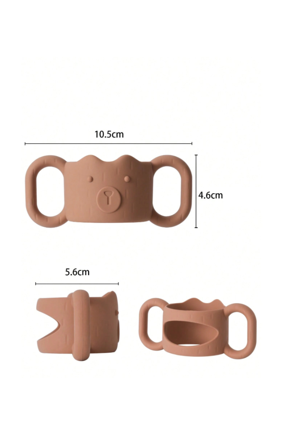 The Cloudish Shop Silikon Biberon tutacağı AYI Desenli 1 Adet fotoğrafı 2 (önizleme)