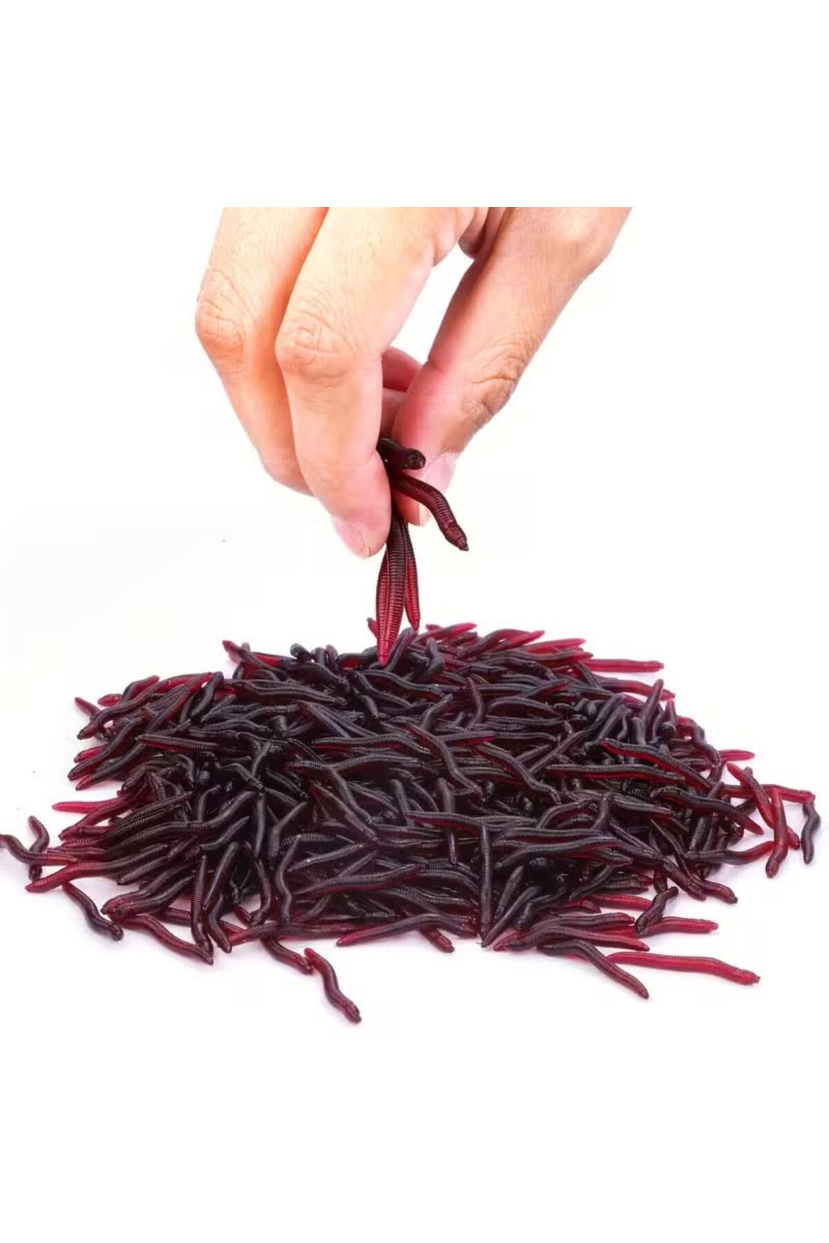 stratecht 30 Adet-kokulu-silikon Balık Yemi-gerçek Görünümlü - Yapay Solucan