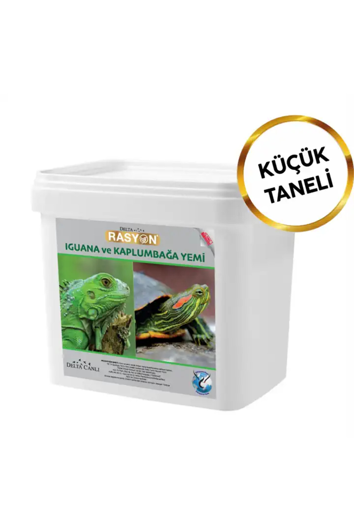 delta rasyon Rasyon Iguana ve Kaplumbağa Yemi Küçük Taneli - 5 Kg