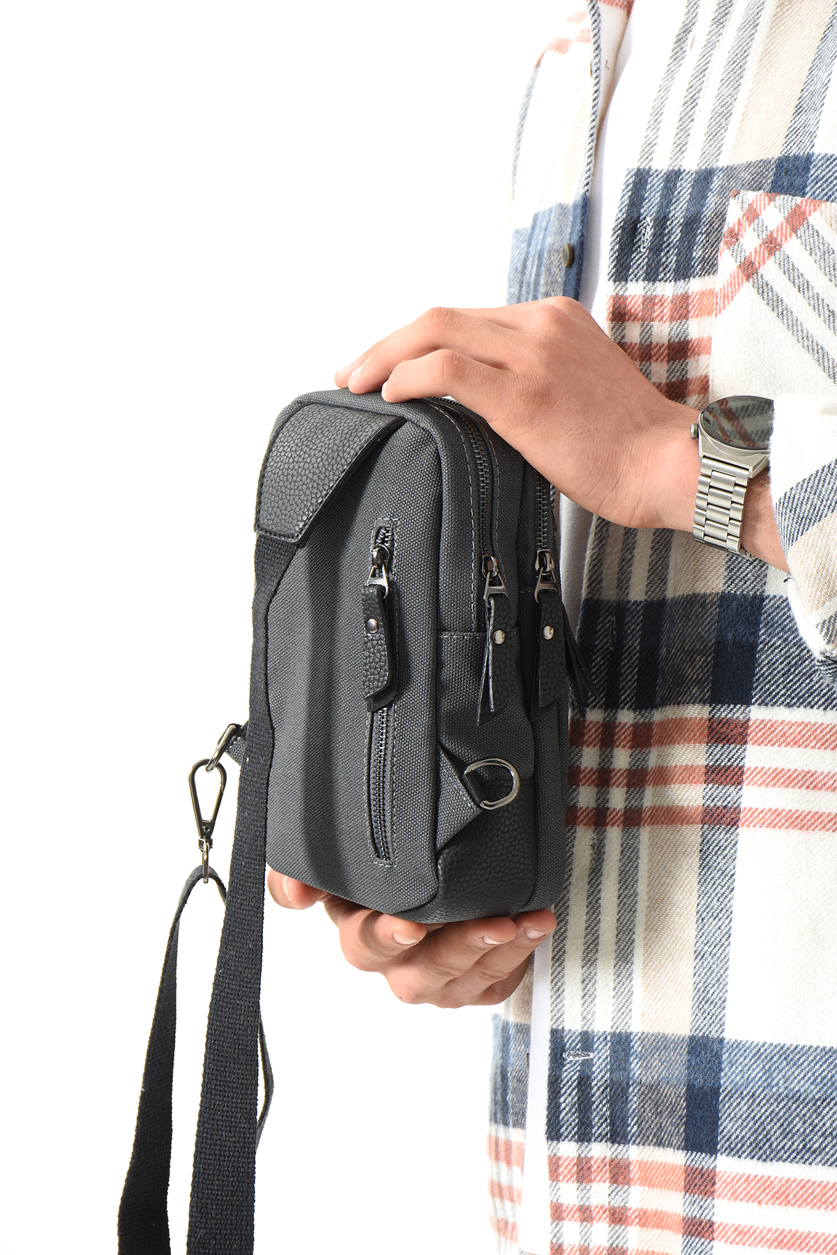 M 416 Kanvas Bodybag Omuz Çantası