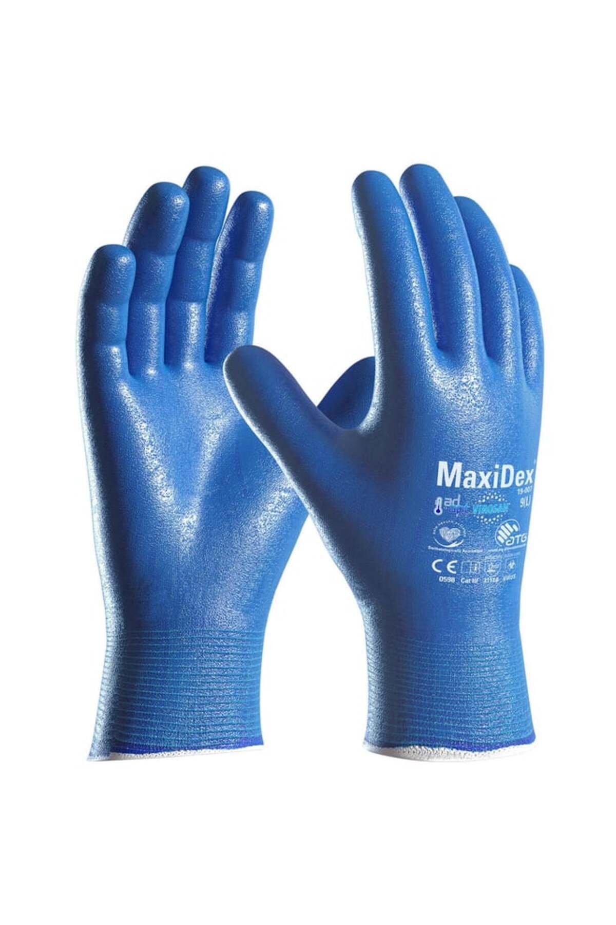 ATG MaxiDex® 19-007 Hibrit Hijyenik İş Eldiveni Takım No:8