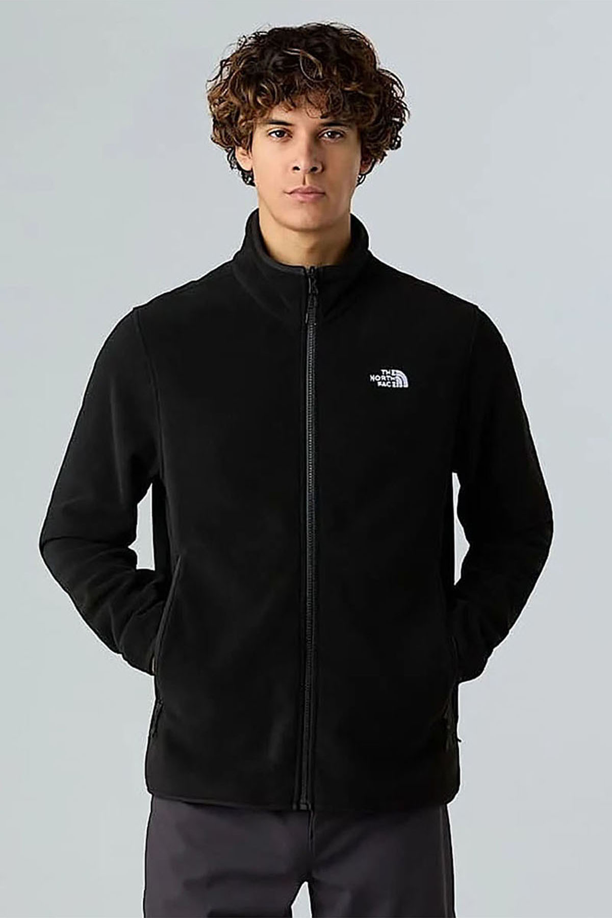 نورث فیس ژاکت پشم گوسفند قطبی مردانه Glacier Fleece Nf0A8D0Rjk31