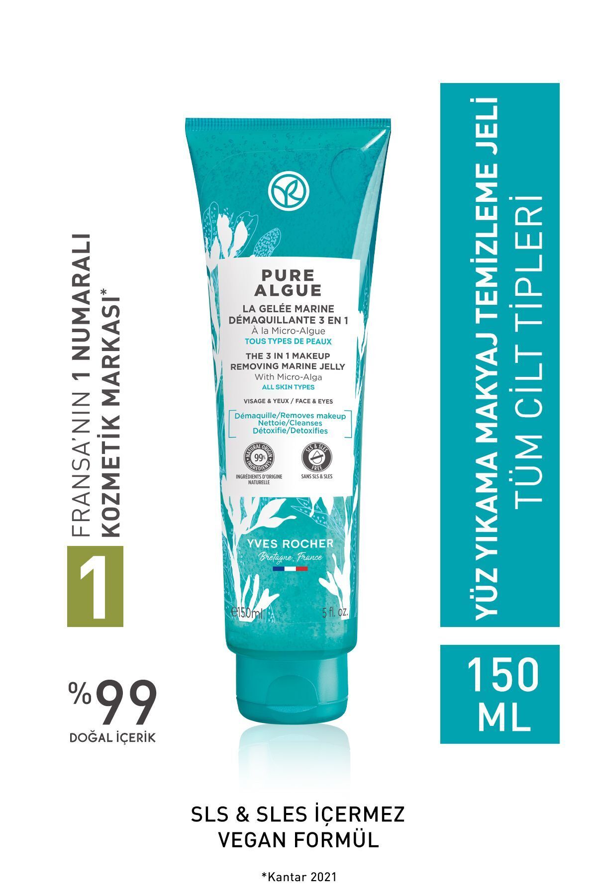 Yves Rocher Pure Algue Detoks Etkili Nemlendirici ve Canlandırıcı