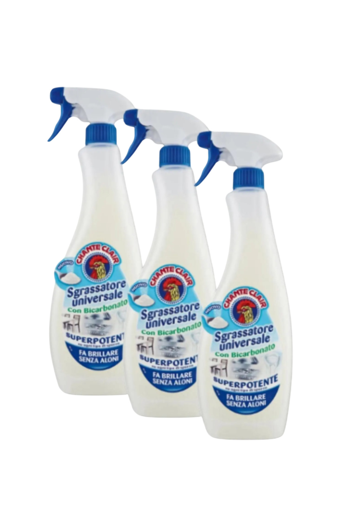 Chanteclaire Pachet Promo 3 X Chanteclair Detergent Degresant Universal Bicarbonat, Spray, 600 ml