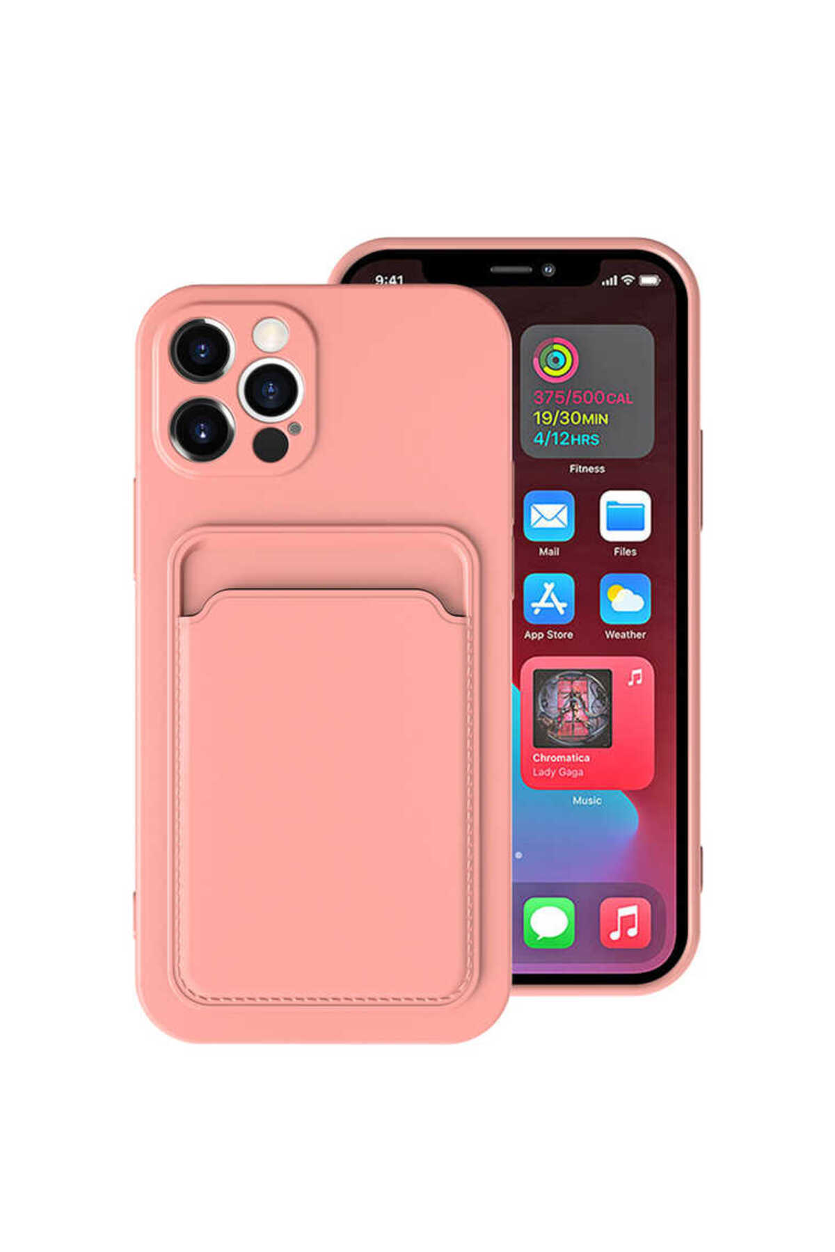 iPhone 12 Pro Max Uyumlu TYGO Ofix Kılıf-Pembe