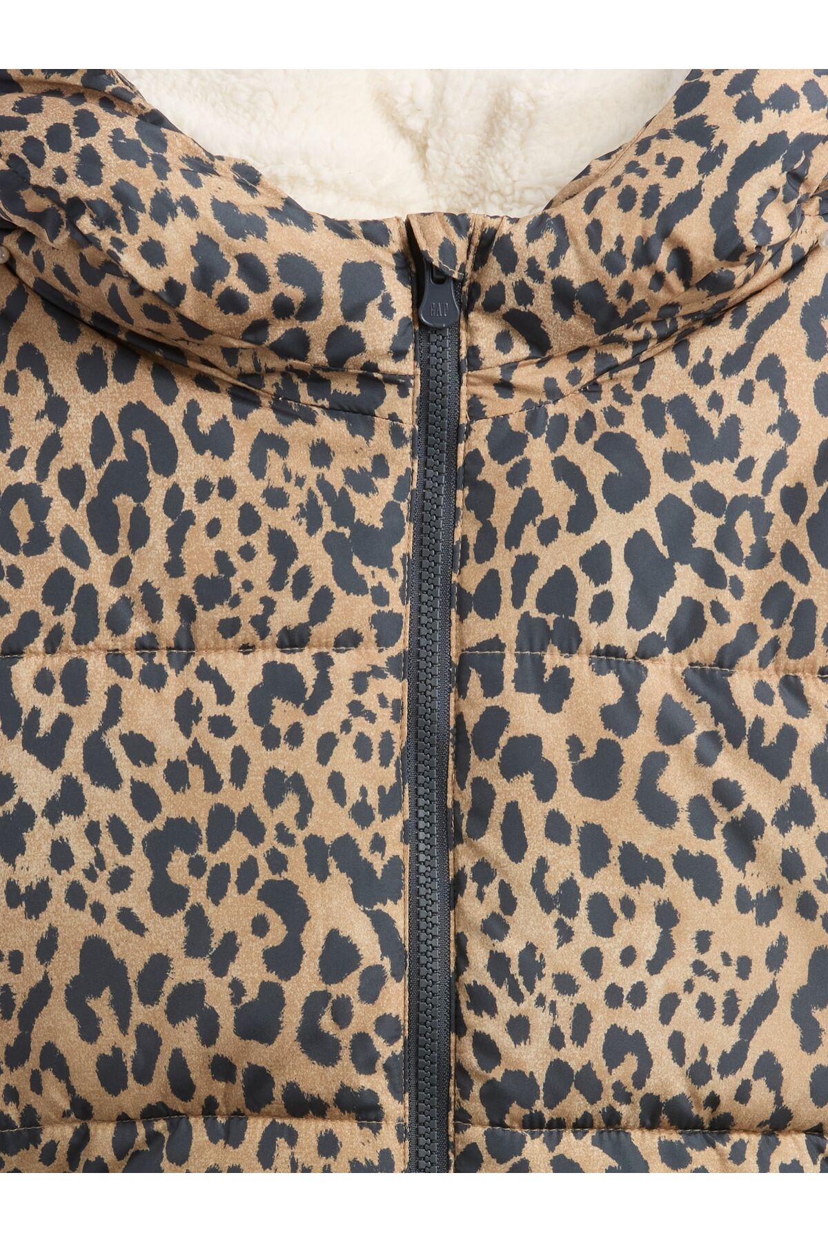 GAP Kız Bebek Kahverengi ColdControl Max Sherpa Puffer Şişme Mont fotoğrafı 2 (önizleme)