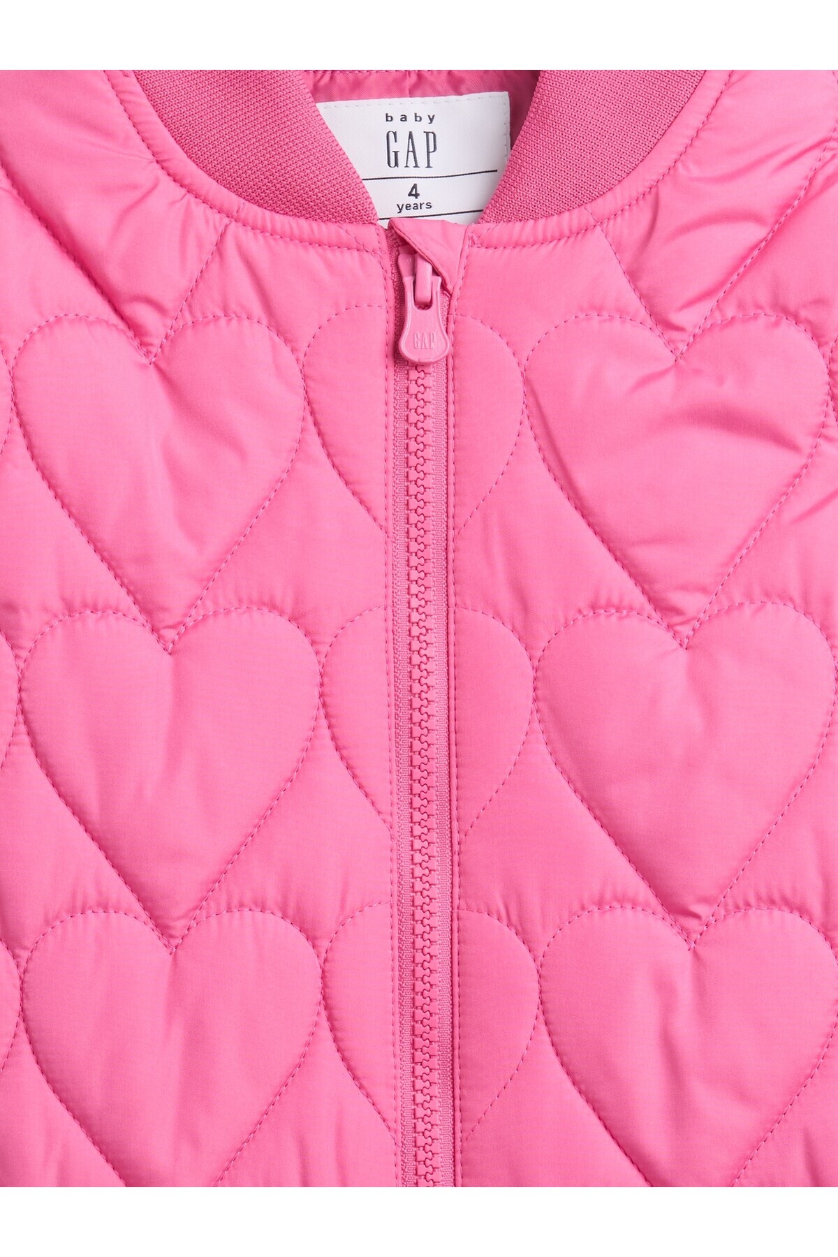 GAP Kız Bebek Pembe ColdControl Kapitone Bomber Ceket fotoğrafı 2 (önizleme)