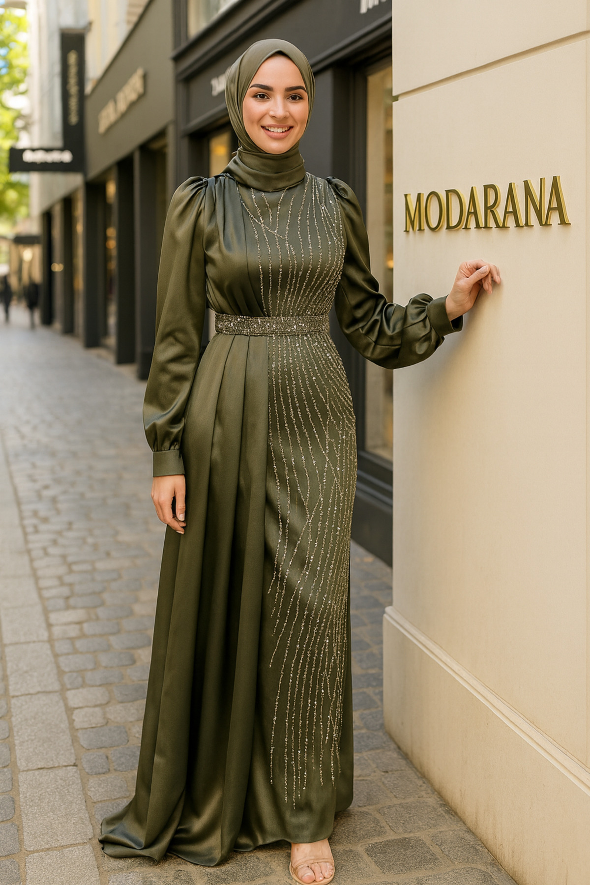 Modarana Zişan Tesettür Abiye