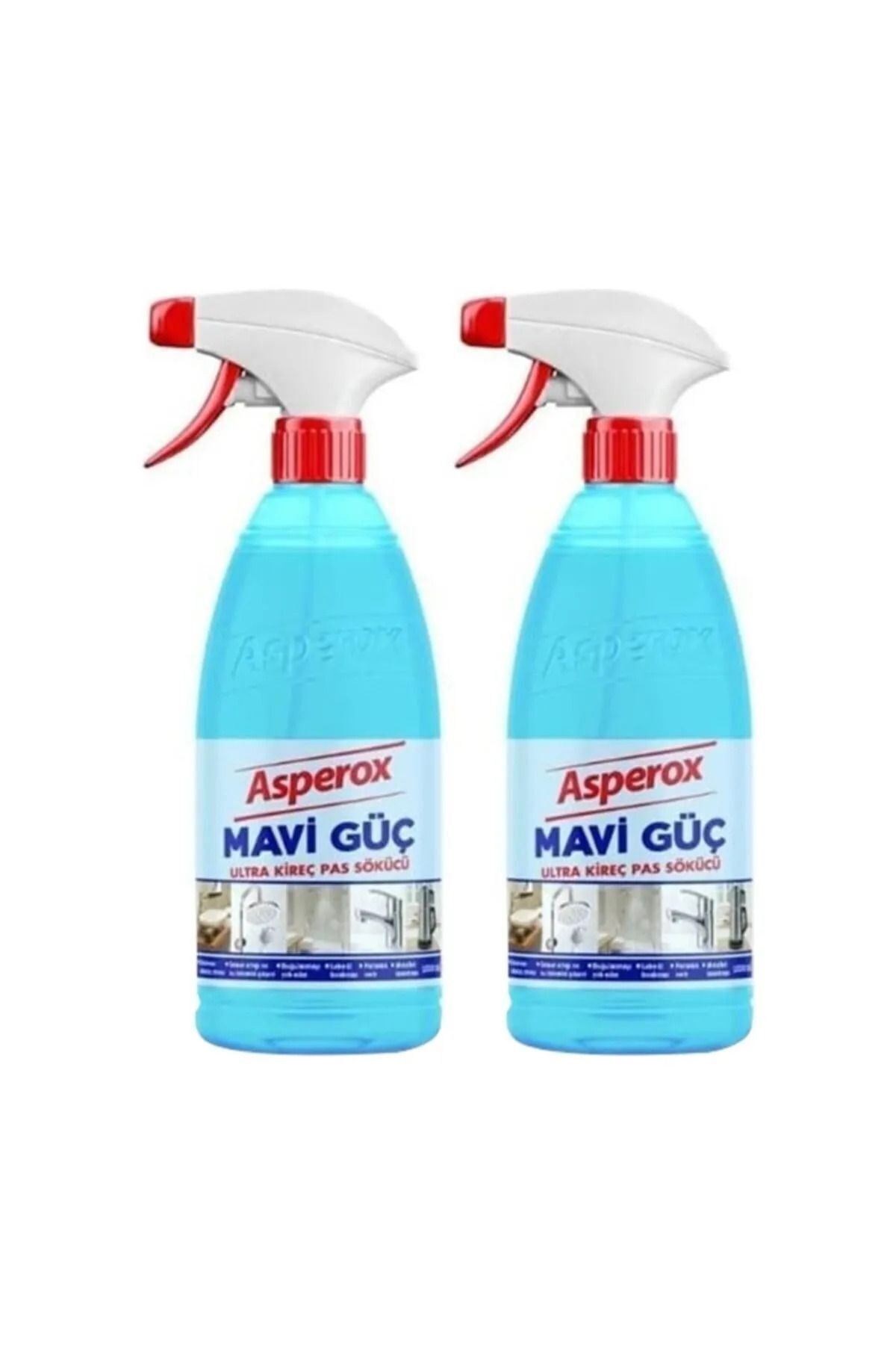 ASPEROX Ultra Mavi Güç Kireç Ve Pas Sökücü 1lt X2 Adet