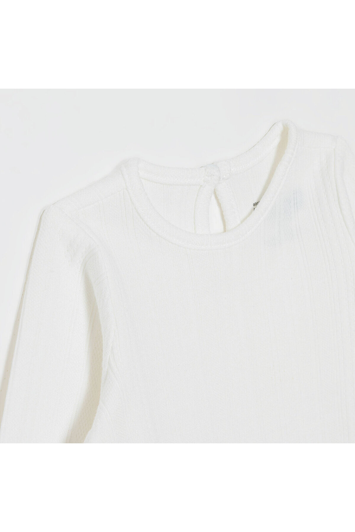 ebebek Hello Baby HelloBaby Kız Bebek Uzun Kol Body Jakar Örme Bisiklet Yaka Uzun Kol fotoğrafı 3 (önizleme)