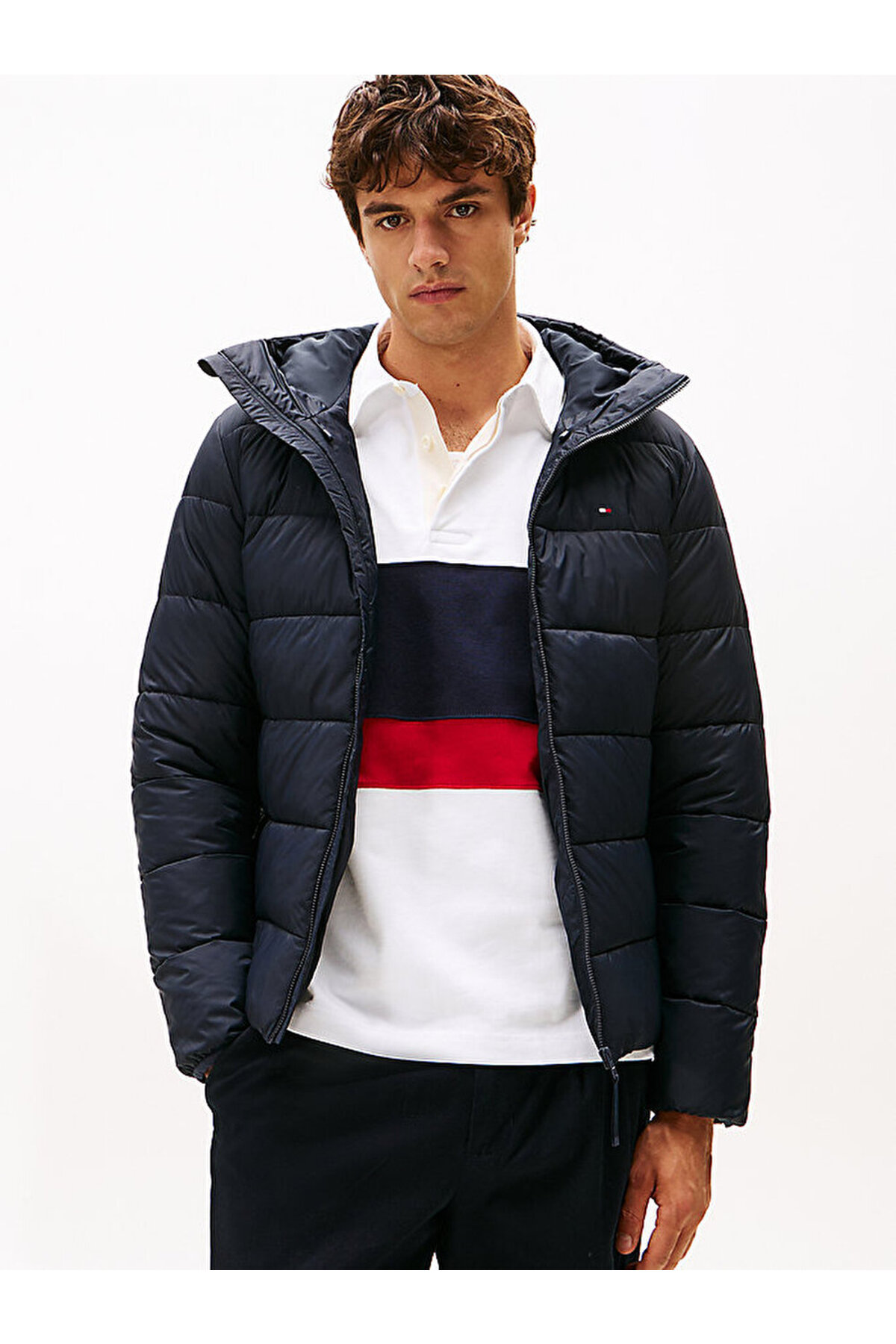 تامی هیلفیگر ژاکت کلاه‌دار مردانه میان‌رده