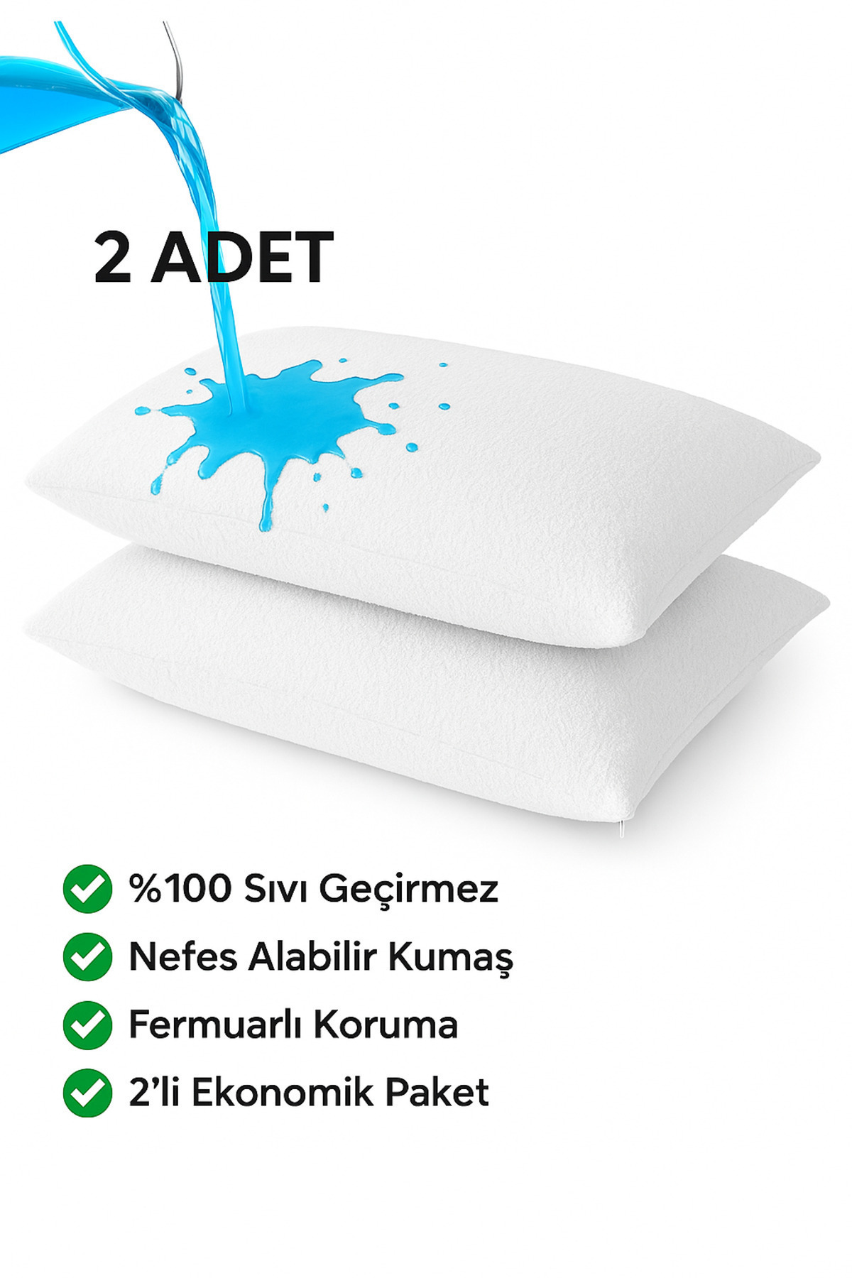 ZEMİRA HOME Yastık Alezi Çiftli
