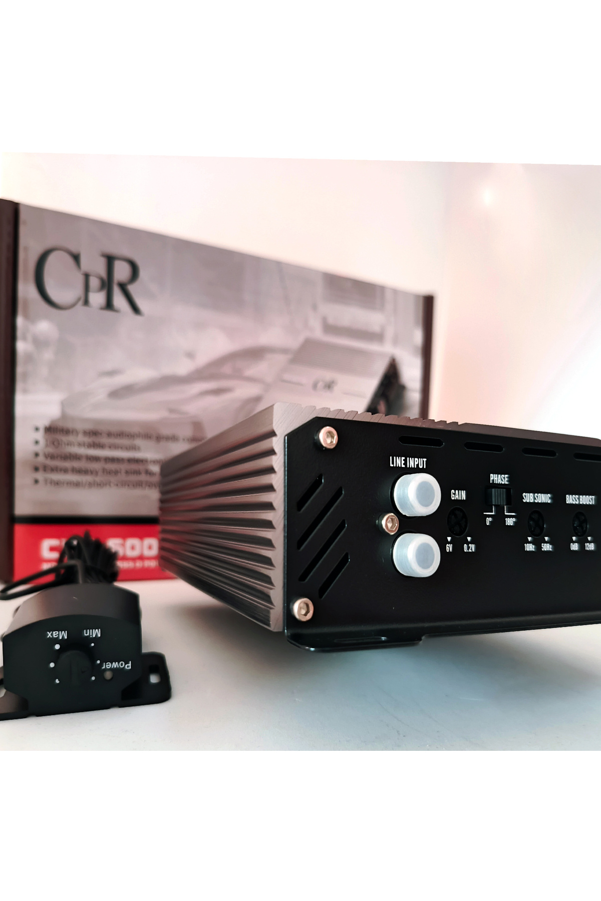 CPR -600.1 Class D Bass Kontrollü Amfi – Yüksek Performanslı Subwoofer Güç Amplifikatörü