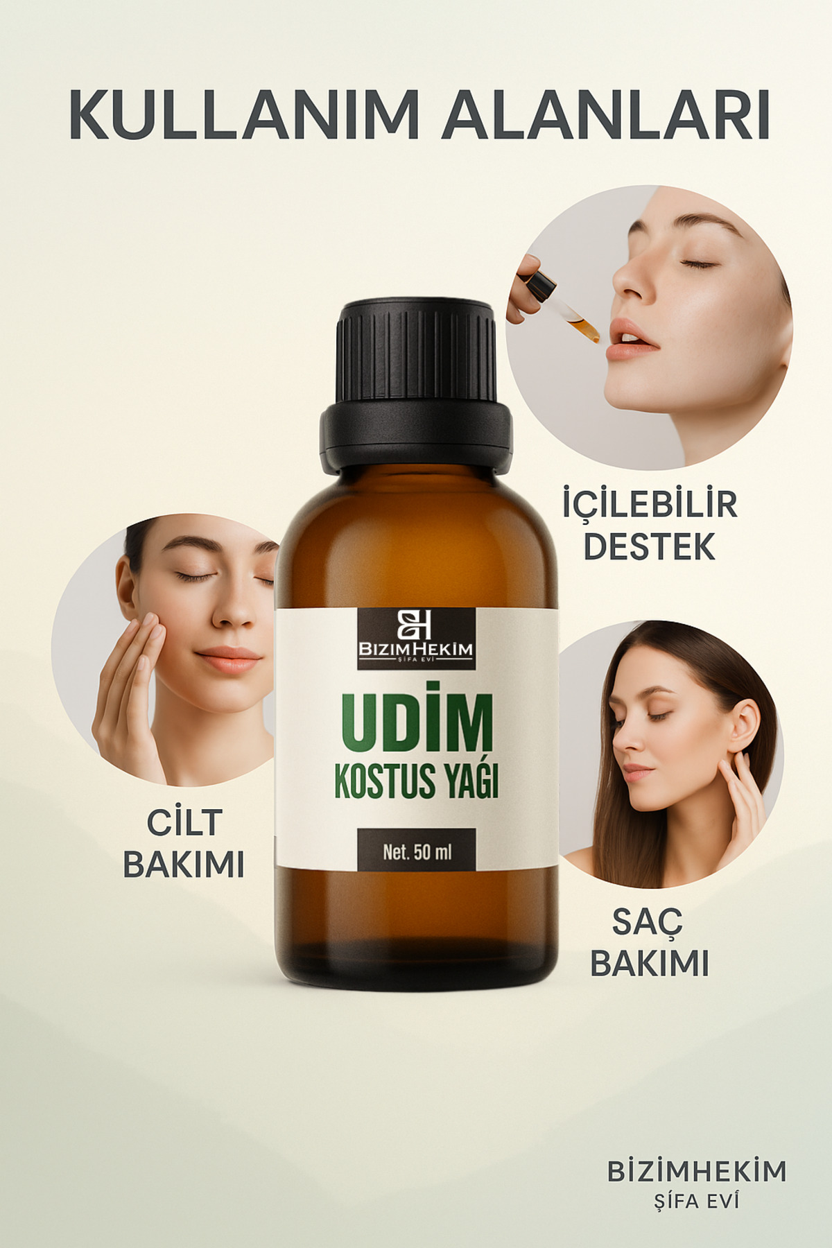 UDİM Udi Hindi (Kostus) Yağı 50 ml – Çörekotu Yağı Emilimli, %100 Doğal & Katkısız — udim1 — تصویر 4 از 5