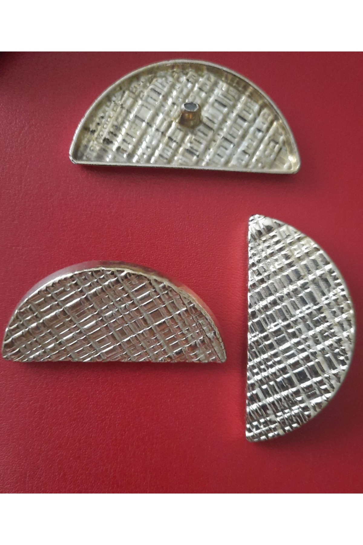 İMREN AKSESUAR ÖZEL TASARIM GOLD KAPLAMALI BÜYÜK BOY METAL DÜĞME 5 CM 1 PAKET 3 ADET