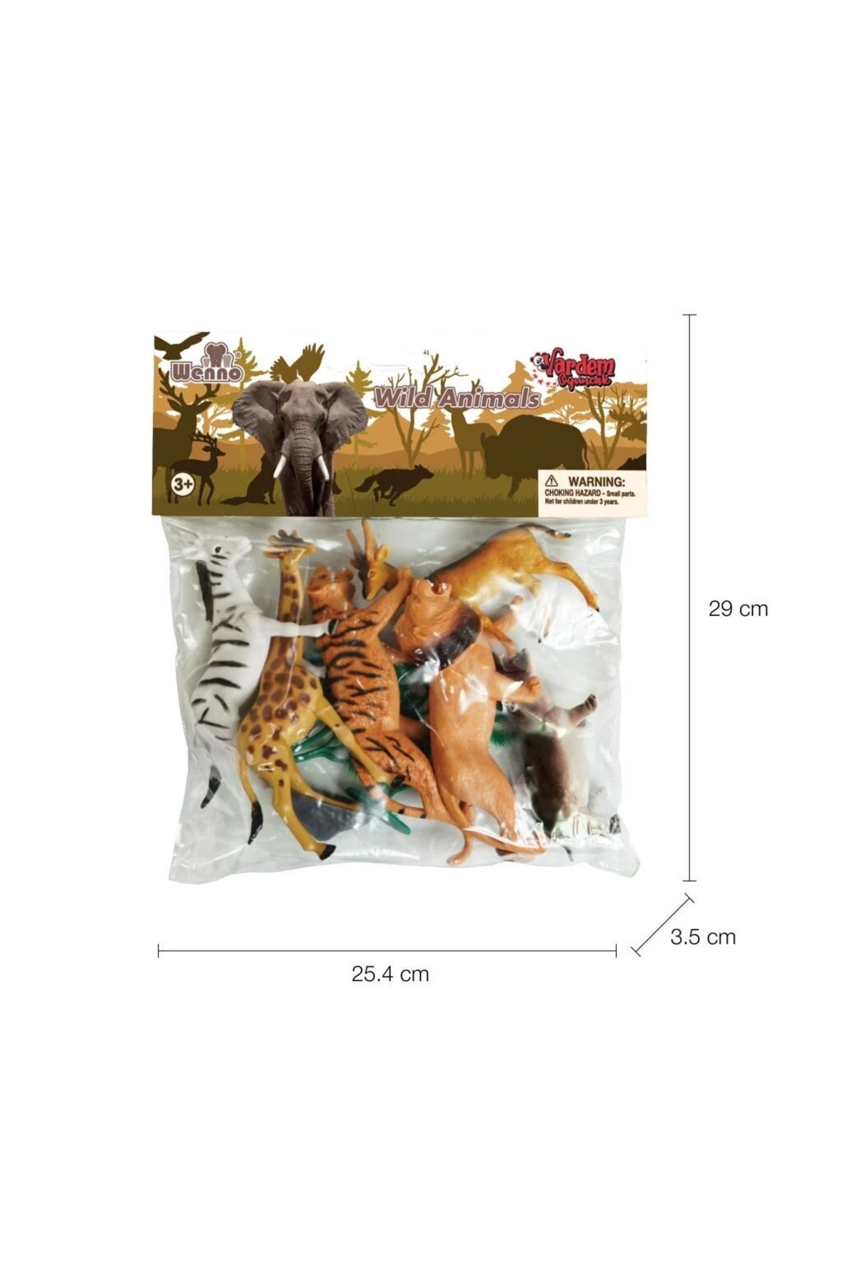 FrereConception BUĞZ 9115,9116,9117 Poşette 9 parça Hayvan Seti