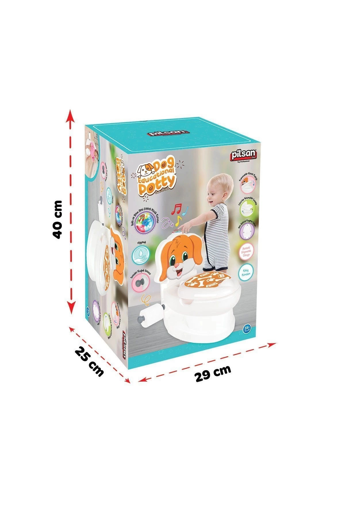 Glowify Store 07 562 Pilsan Eğitici Köpek Klozet
