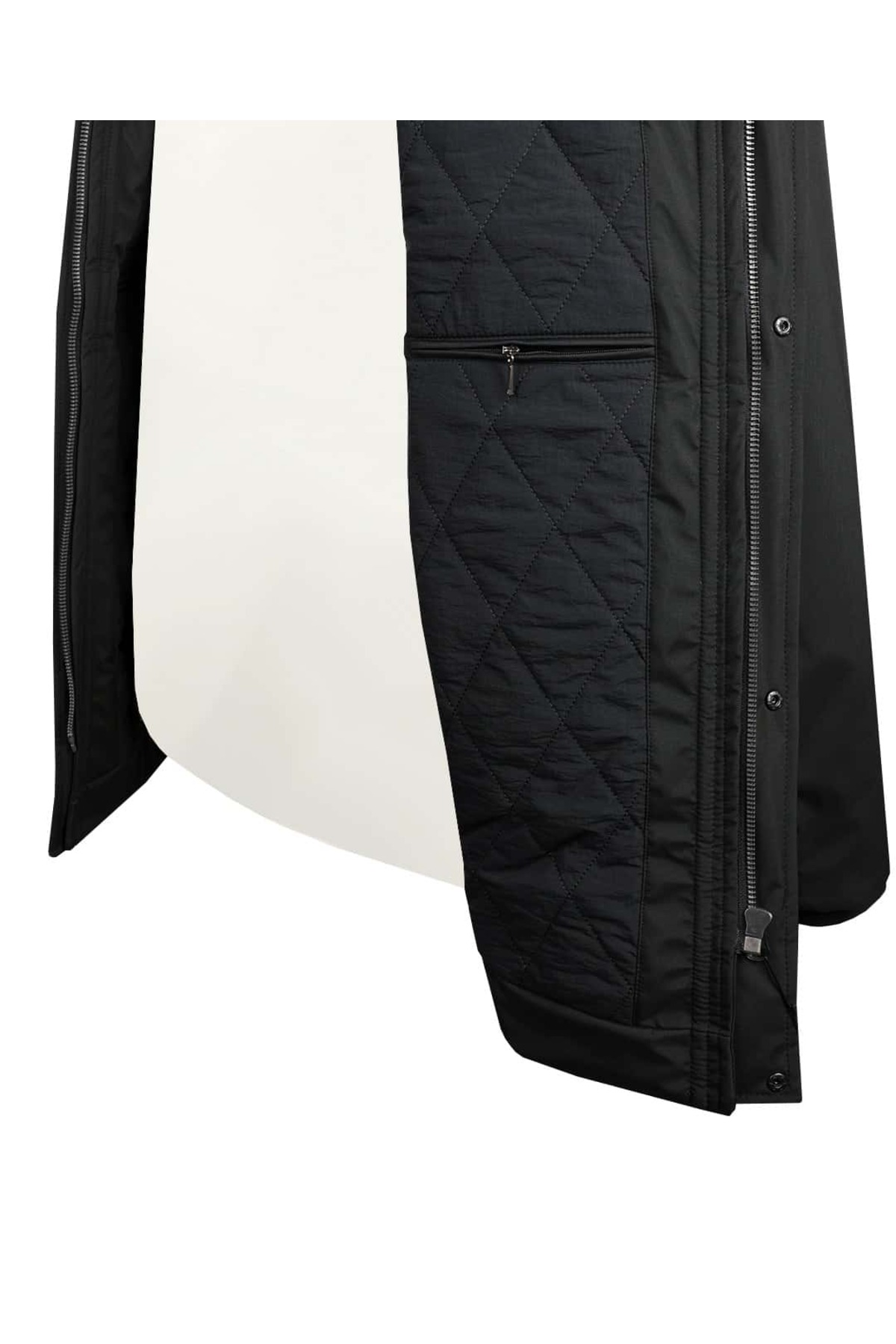 tambattal Büyük Beden Kapüşonlu Softshell Mont (Geniş Rahat Kalıp) görsel 6