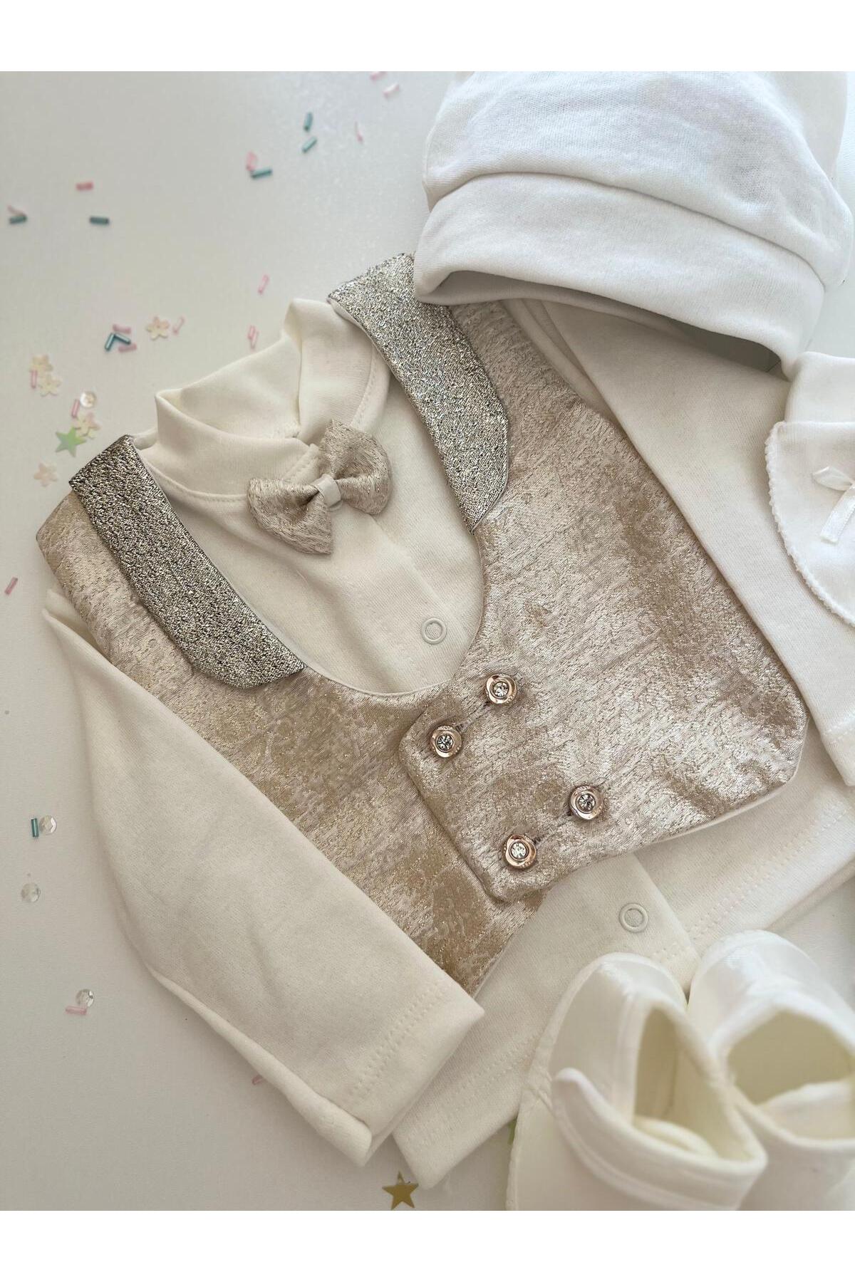 ELAGÜL Erkek Bebek Mevlüt Takımı 5'li fotoğrafı 3 (önizleme)