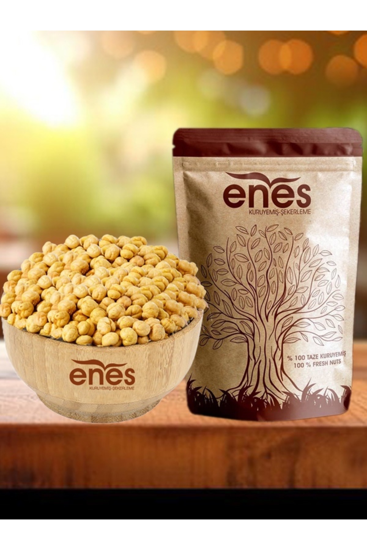 ENES Leblebi Kavrulmuş Tuzlu Sarı 500 Gr