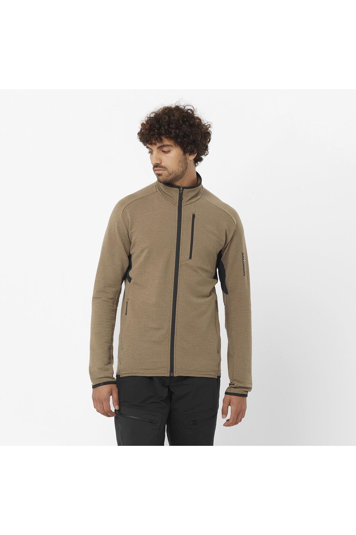 سالومون کاپشن پشمی مردانه ESSENTIAL LIGHTWARM مدل SHITAKE LC2224400