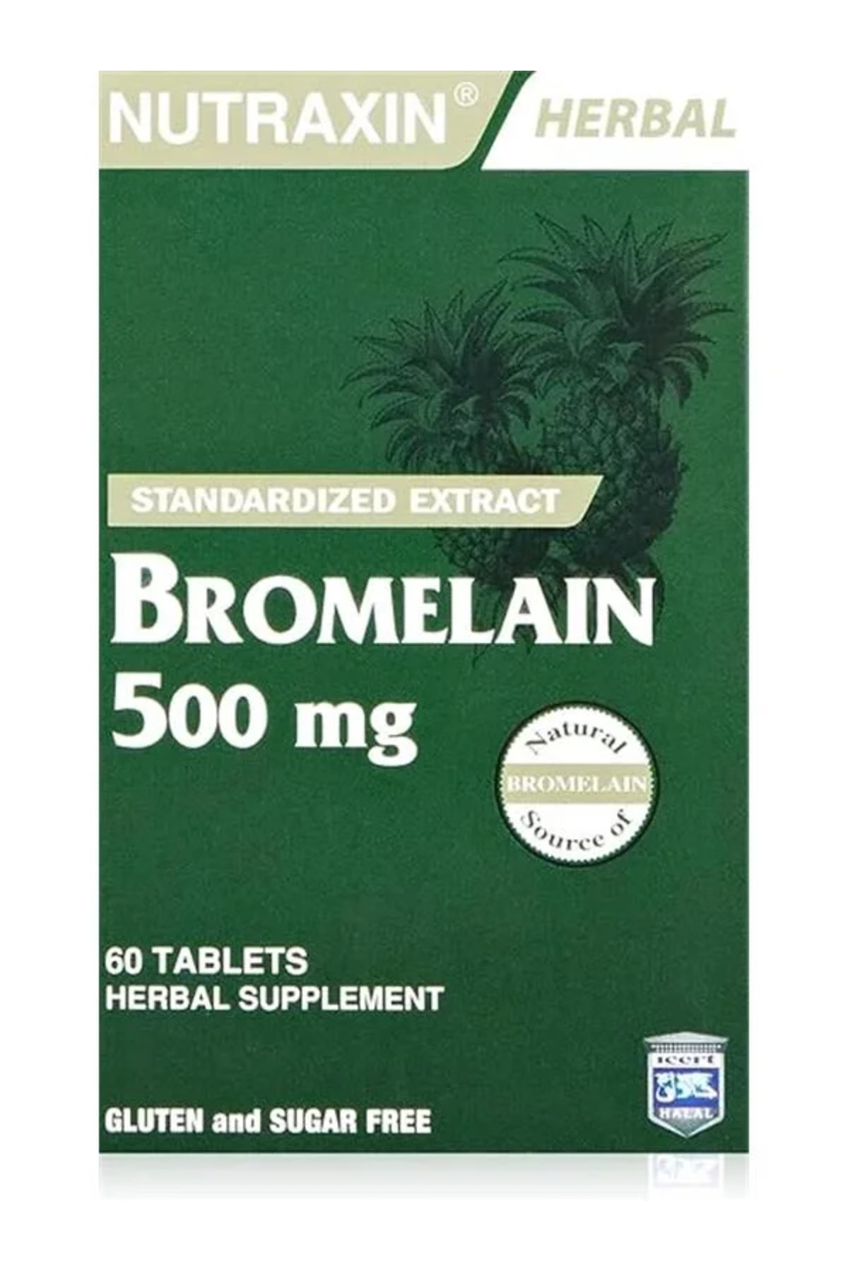 hepsiibirarada Herbal Bromelain 500 mg Takviye Edici Gıda (1 x 60 adet)
