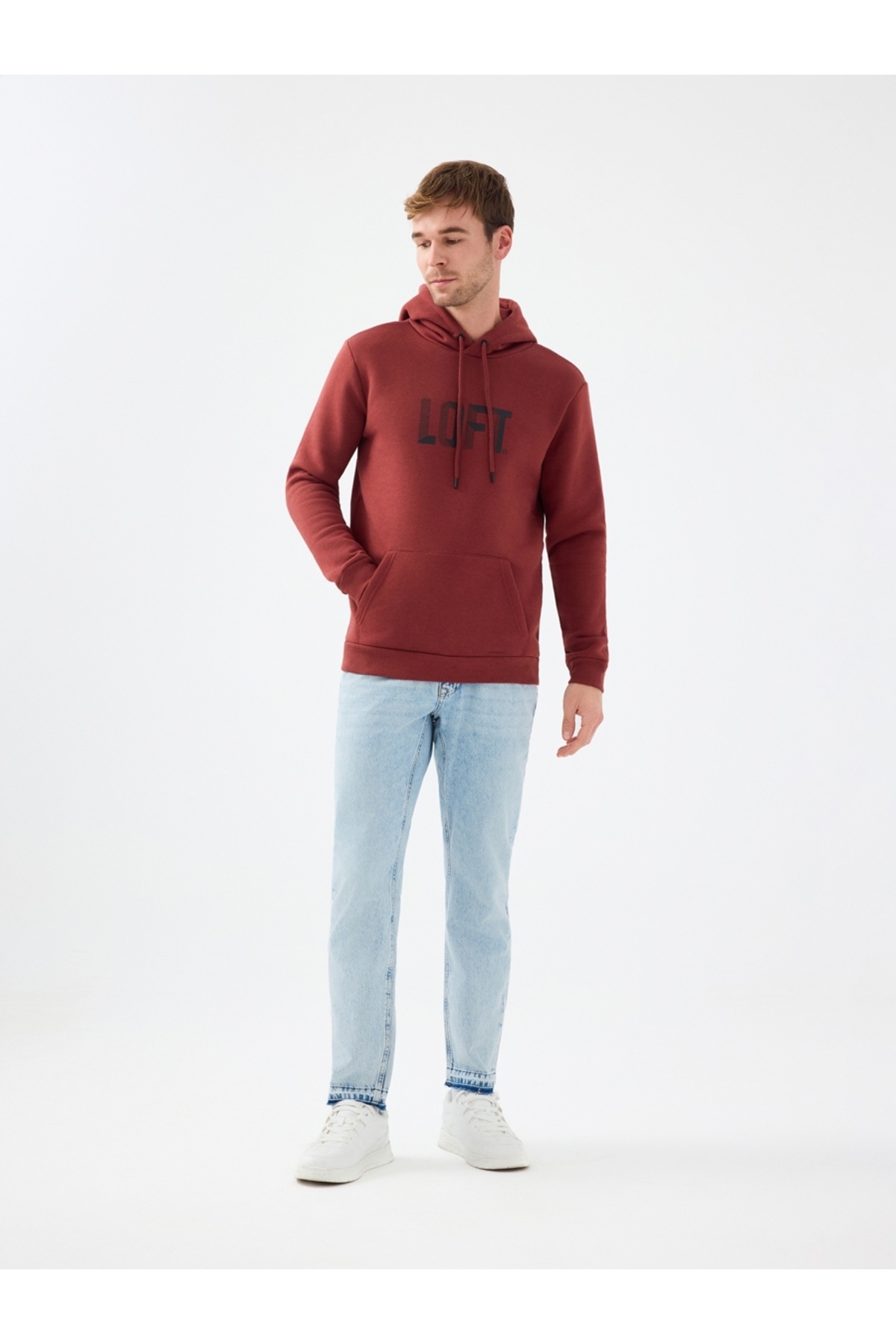 Regular Fit Erkek Sweatshirt — نارنجی LF2041184_Q1.V1 — تصویر 2 از 6