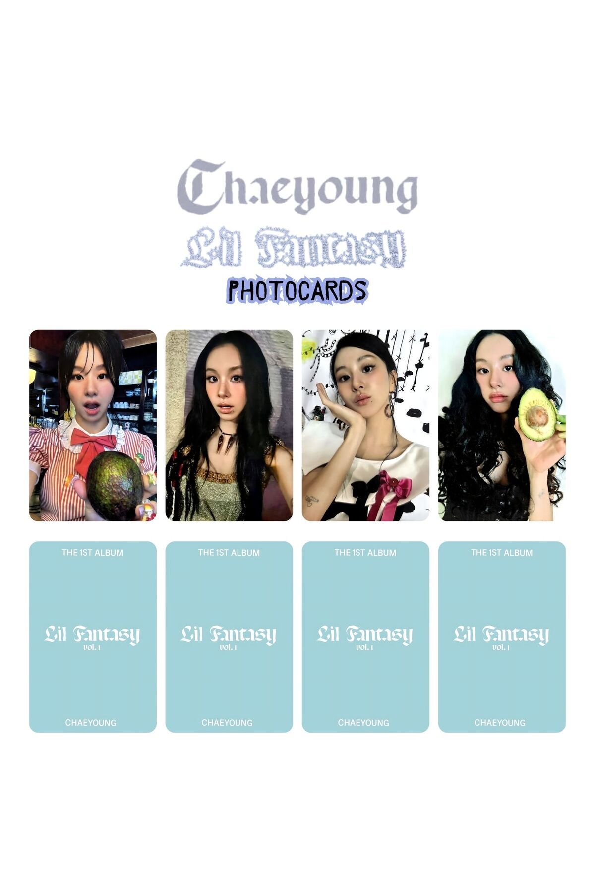 Kpop Dünyasi TWICE Chaeyoung '' Lil Fantasy '' Photocards Set