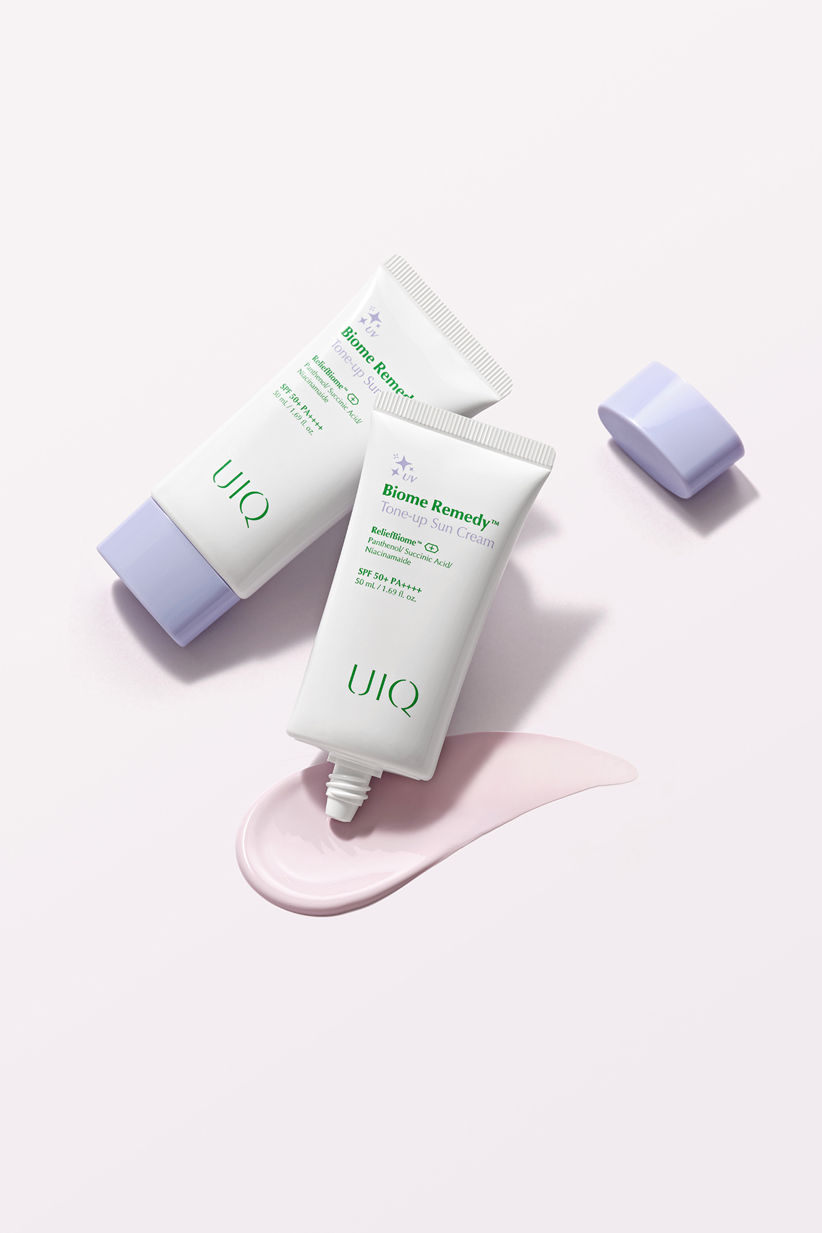 Biome Remedy Tone-up Sun Cream (Purple) 50ml SPF50+ ve PA++++ - Mor Renkli Tone up Güneş Koruyuc — 2503100 — تصویر 6 از 7