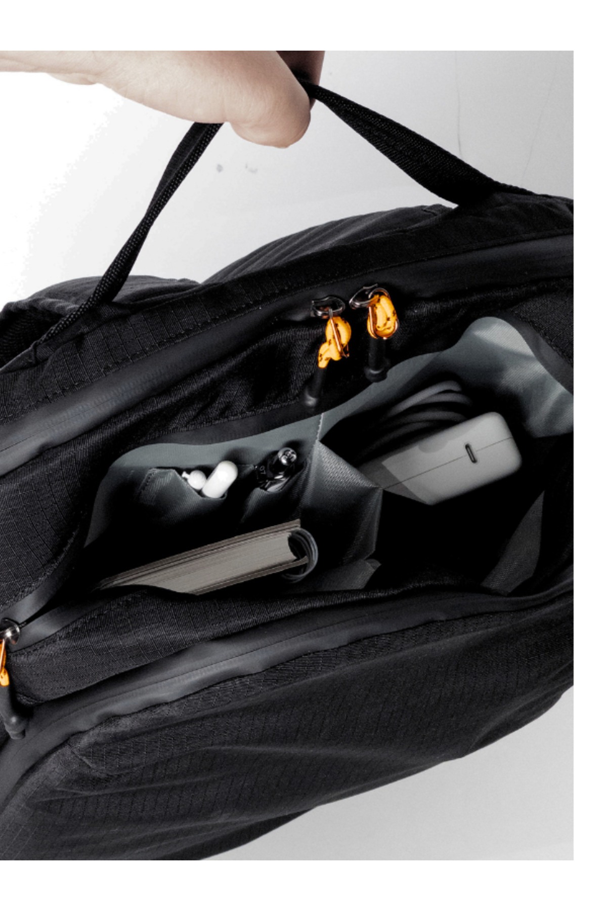 KraftCover  All City Backpack Su İtici Sırt Çantası - Laptop Bölmeli Su İtici Fermuar & Ripstop Kumaş - Görsel 6