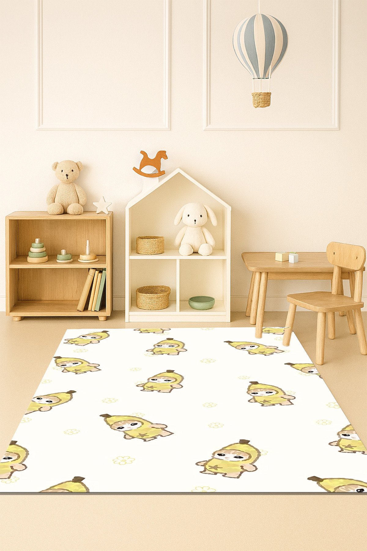 Washable Anti-Slip Base Nursery Rug,Play Rug,Children's Rug