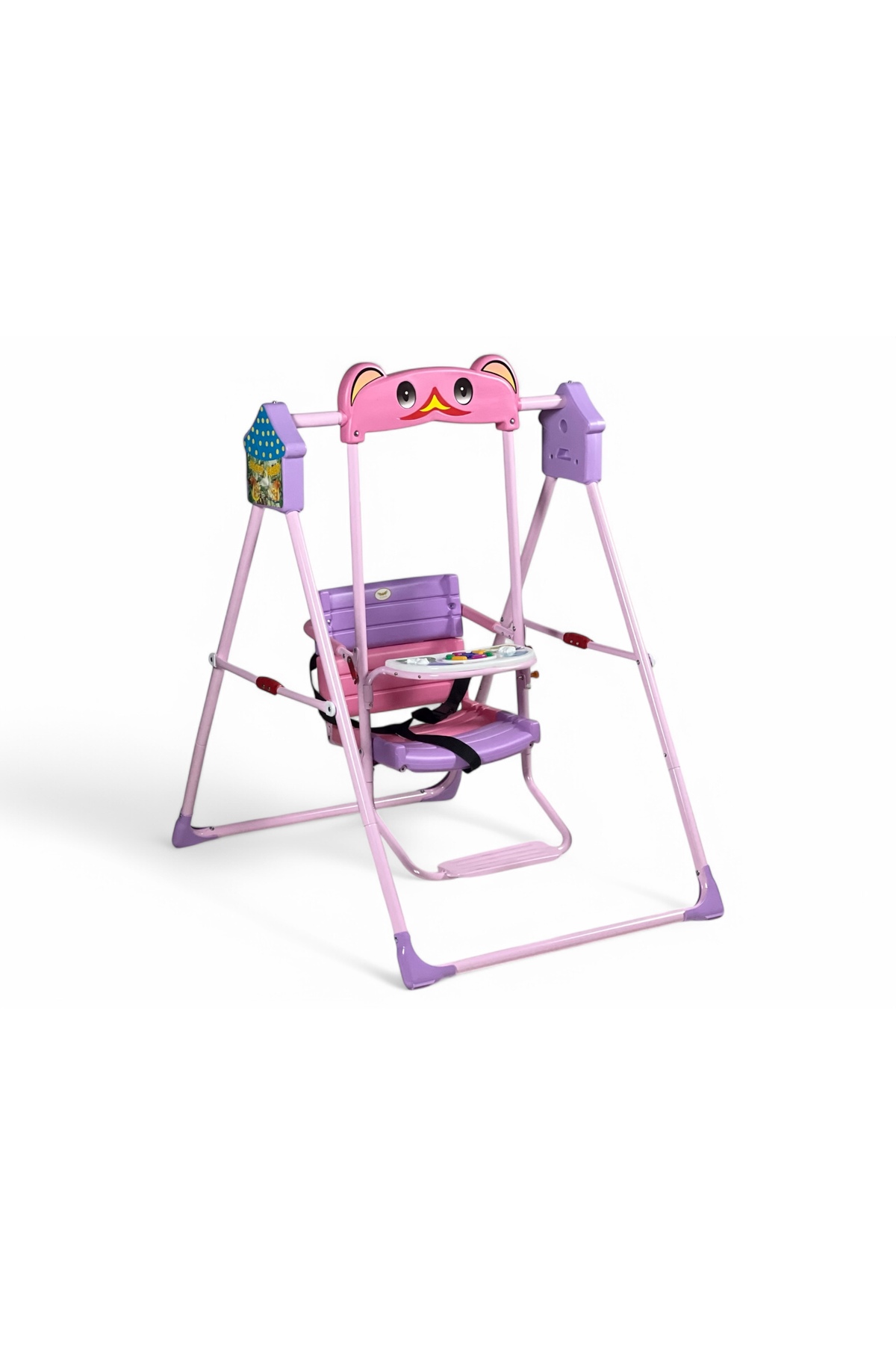 أرجوحة أطفال قابلة للطي مع موسيقى، أرجوحة ملونة لل...