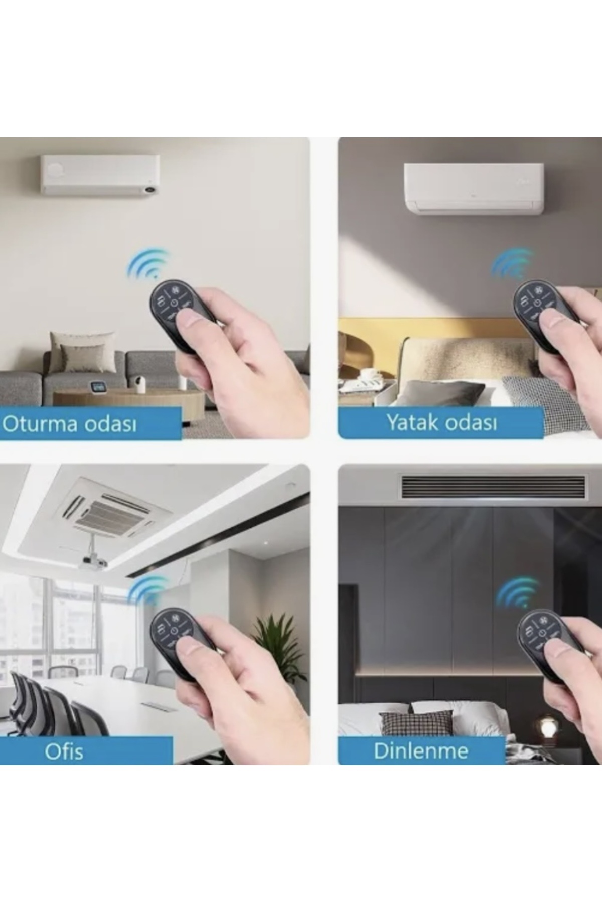 AC Klima kumandası üniversal taşınabilir mini anahtarlık