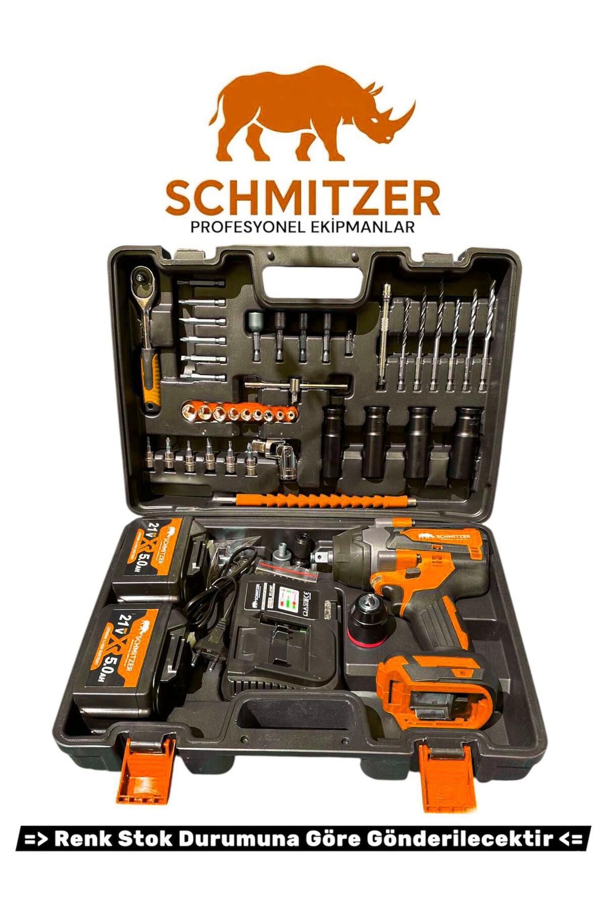 SCHMITZER Orjinal 21V 15 pilli Çift Akülü Kömürsüz Darbeli