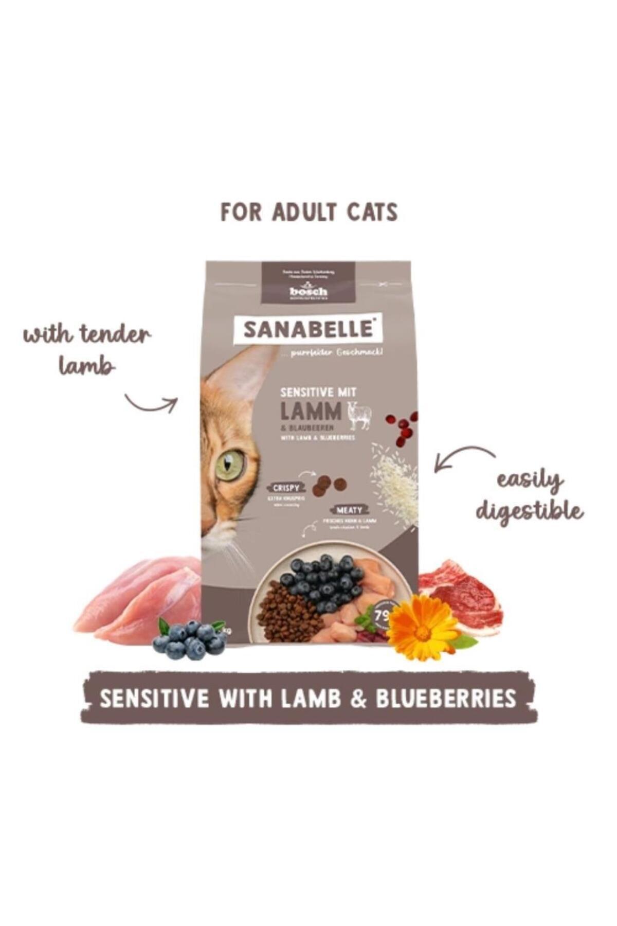 Sanabelle Sensitive Hassas Kuzulu Yetişkin Kedi Maması 8 Kg