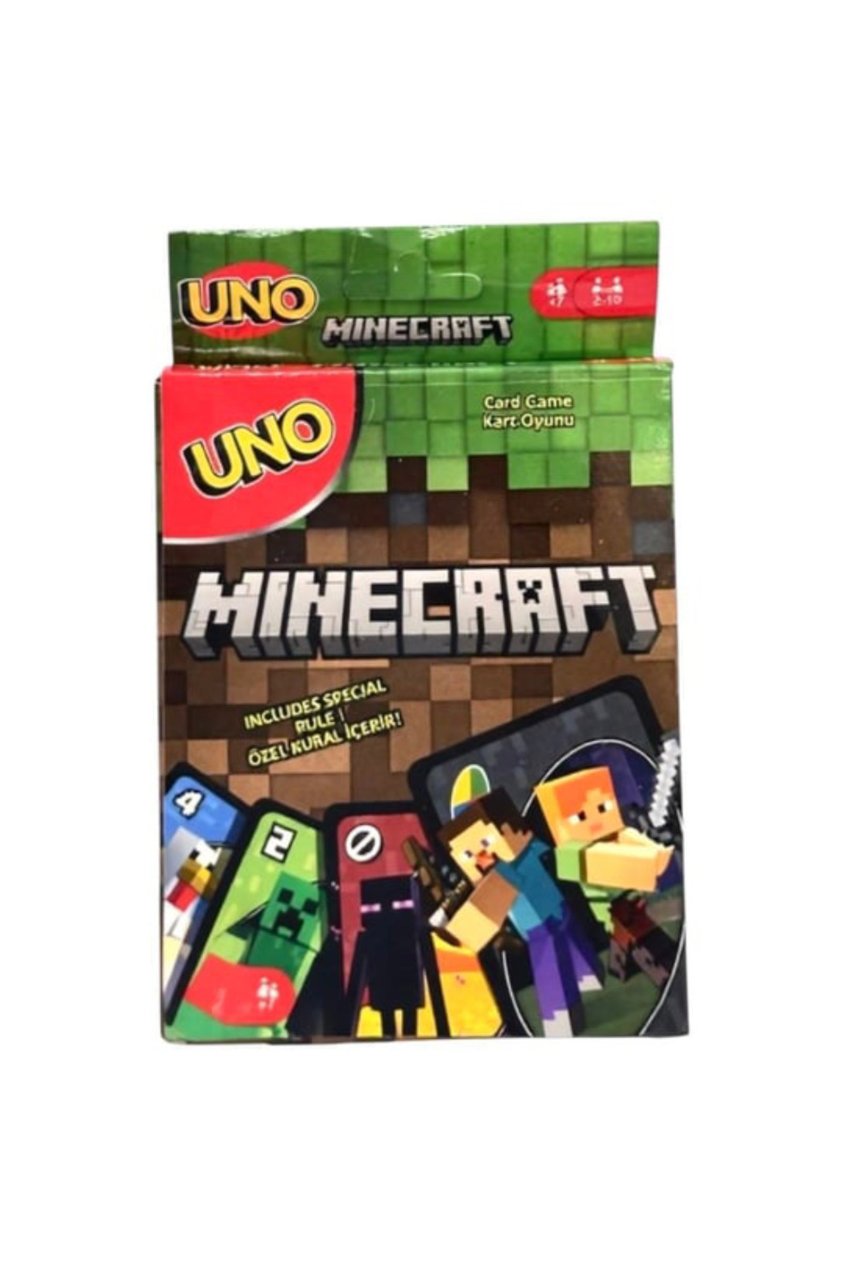 synshop Minecraft Uno Kart Oyunu Oyun Kartı