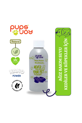 pupsjoy Evcil Hayvan Nano Gümüş Ağız Bakım Suyu