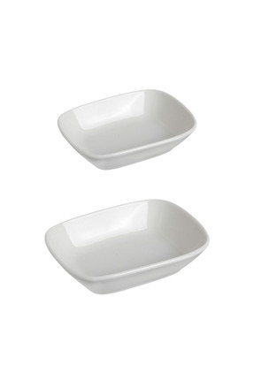 GÜRALLAR Porselen 6+6 ad 12 ve 14 Cm Kare Kayık Kahvaltılık Mezelik Çerezlik ...