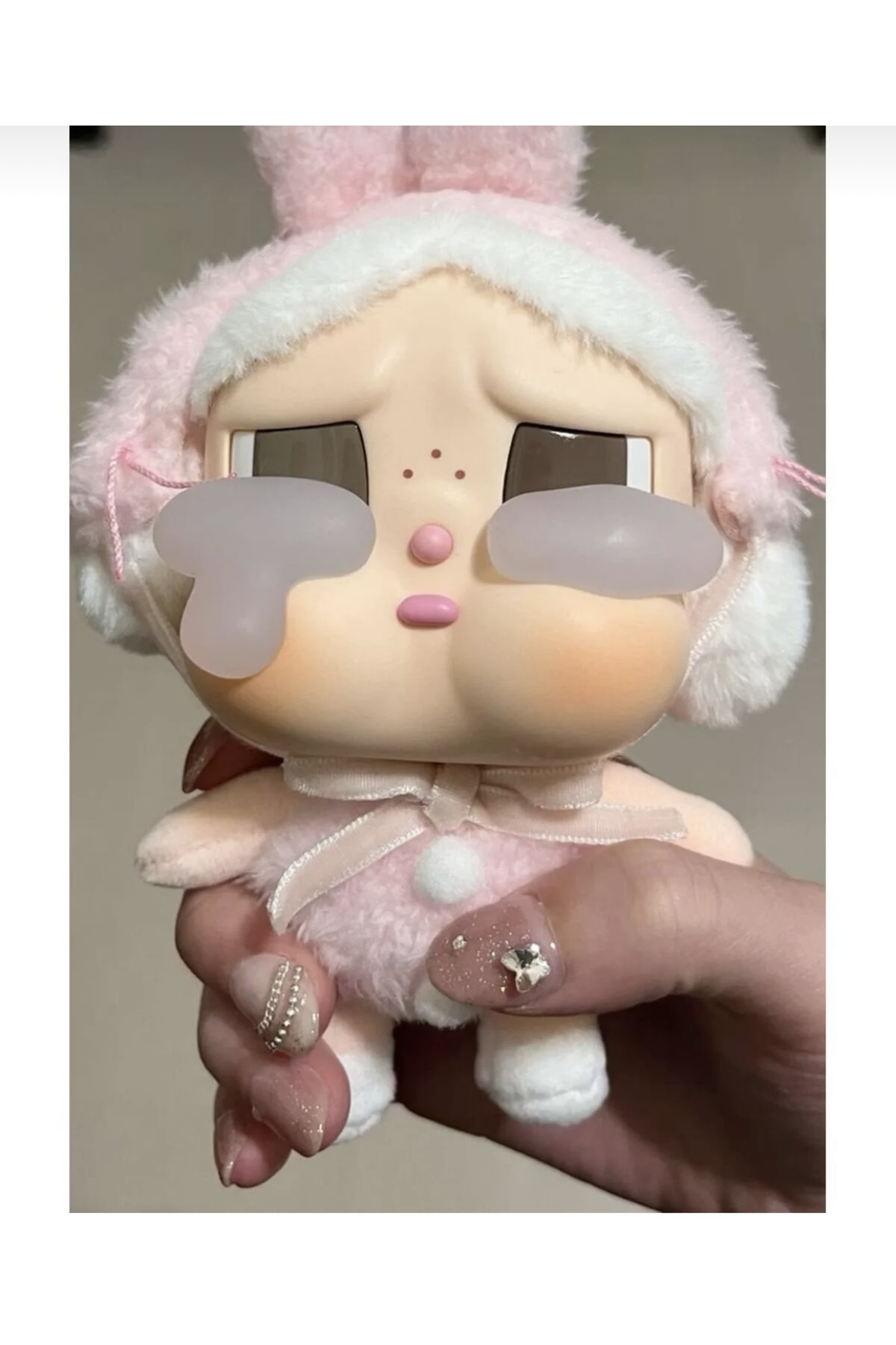 OYUNCAK'S CRY BABY CRYING Again Serisi -Vinly Face Plush Blind Box - Çanta Charm - Peluş Anahtarlık fotoğrafı 3 (önizleme)