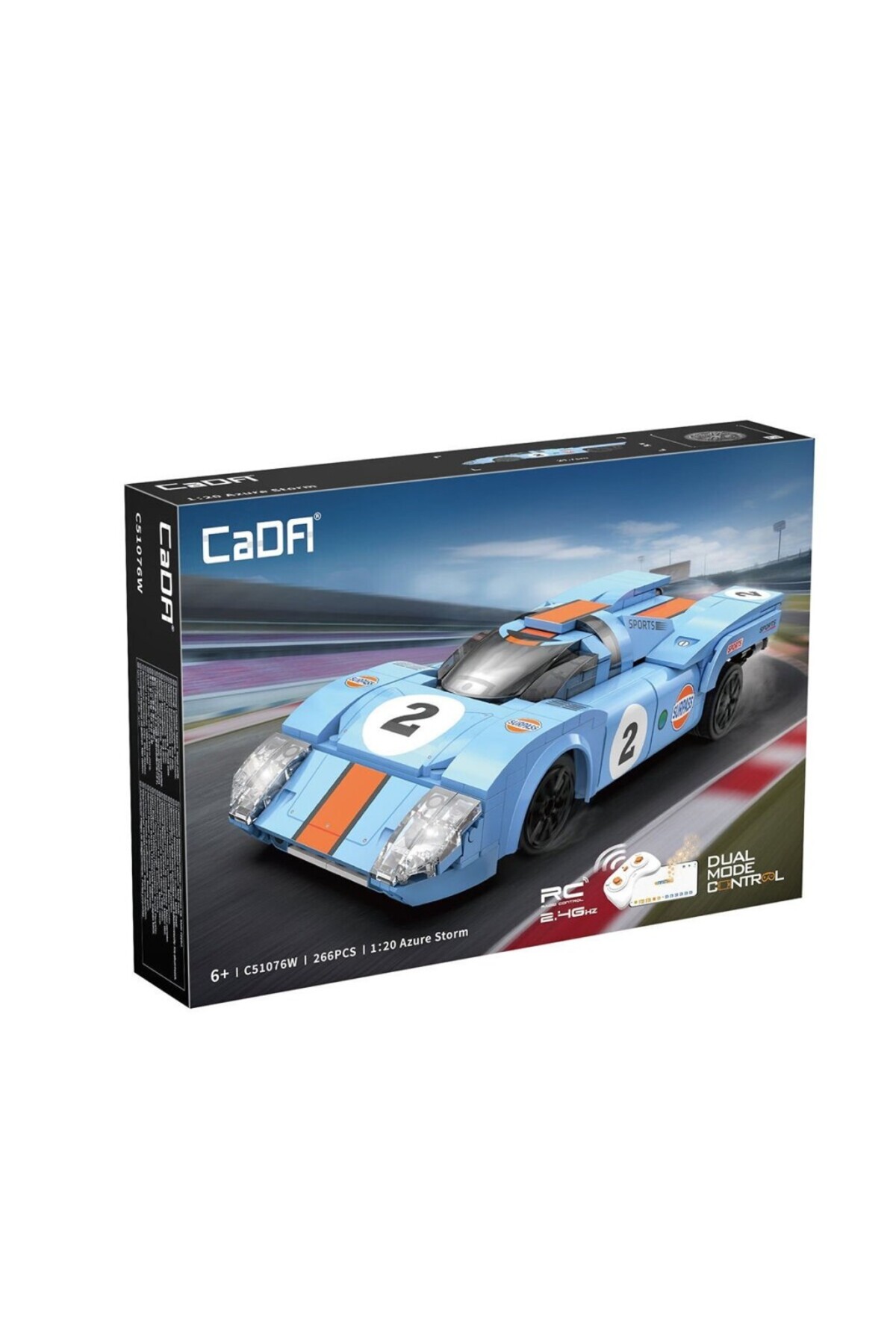 نسی‌ورلد C51076W کادا آزور فیرتیناسی اسباب‌بازی بلوکی ۲۶۶ تکه