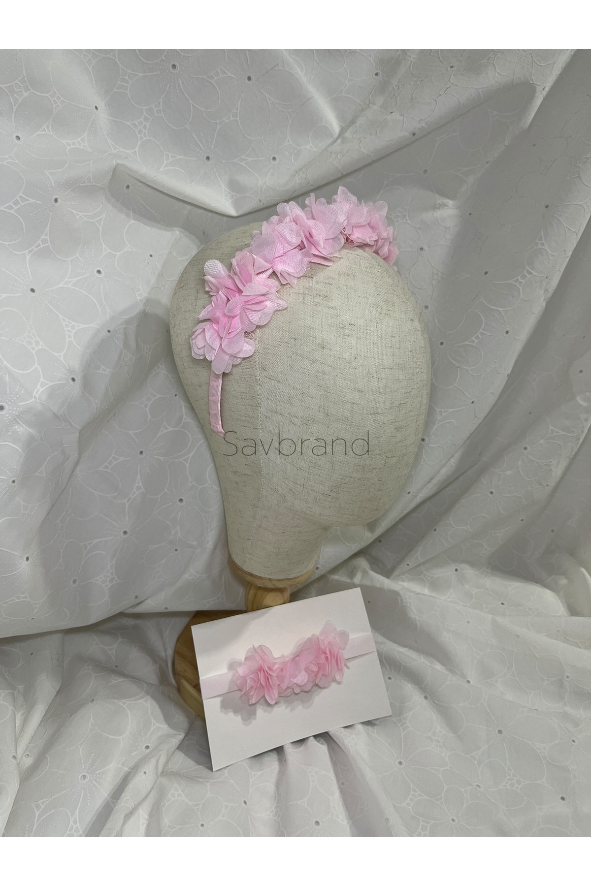 SavBrand Trendy Anne Kız Saç Aksesuarı Seti - Bebek Bandı + Kadın Tacı fotoğrafı 3 (önizleme)