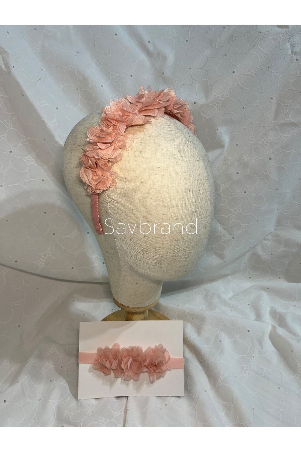 SavBrand Trendy Anne Kız Saç Aksesuarı Seti - Bebek Bandı + Kadın Tacı fotoğrafı 2 (önizleme)