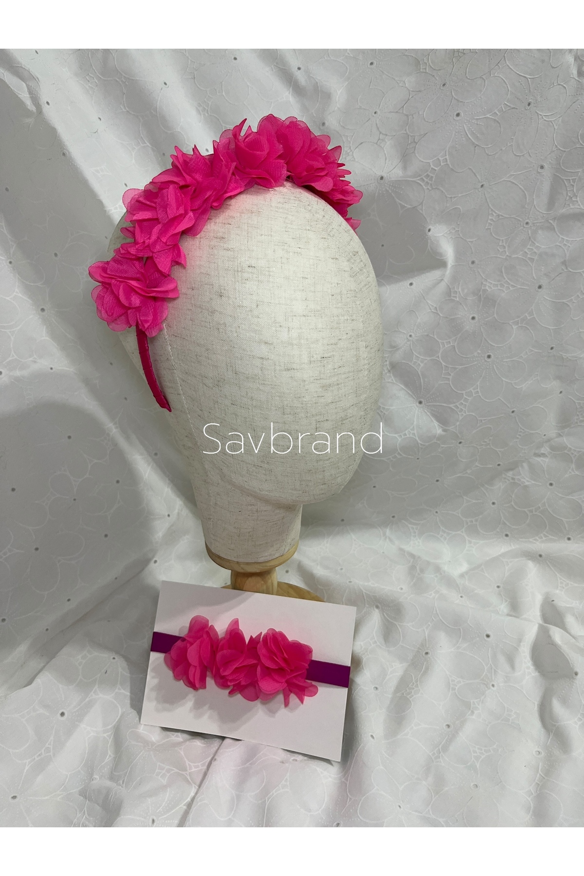 SavBrand Trendy Anne Kız Saç Aksesuarı Seti - Bebek Bandı + Kadın Tacı fotoğrafı 4 (önizleme)