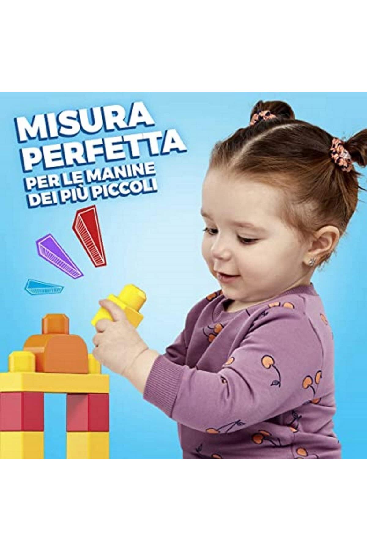 ست بلوکهای ساختنی برای کودکان – فاقد BPA، کاملاً غیرسمی، بلوکهای پلاستیکی محکم برای اسباببازی کودکان