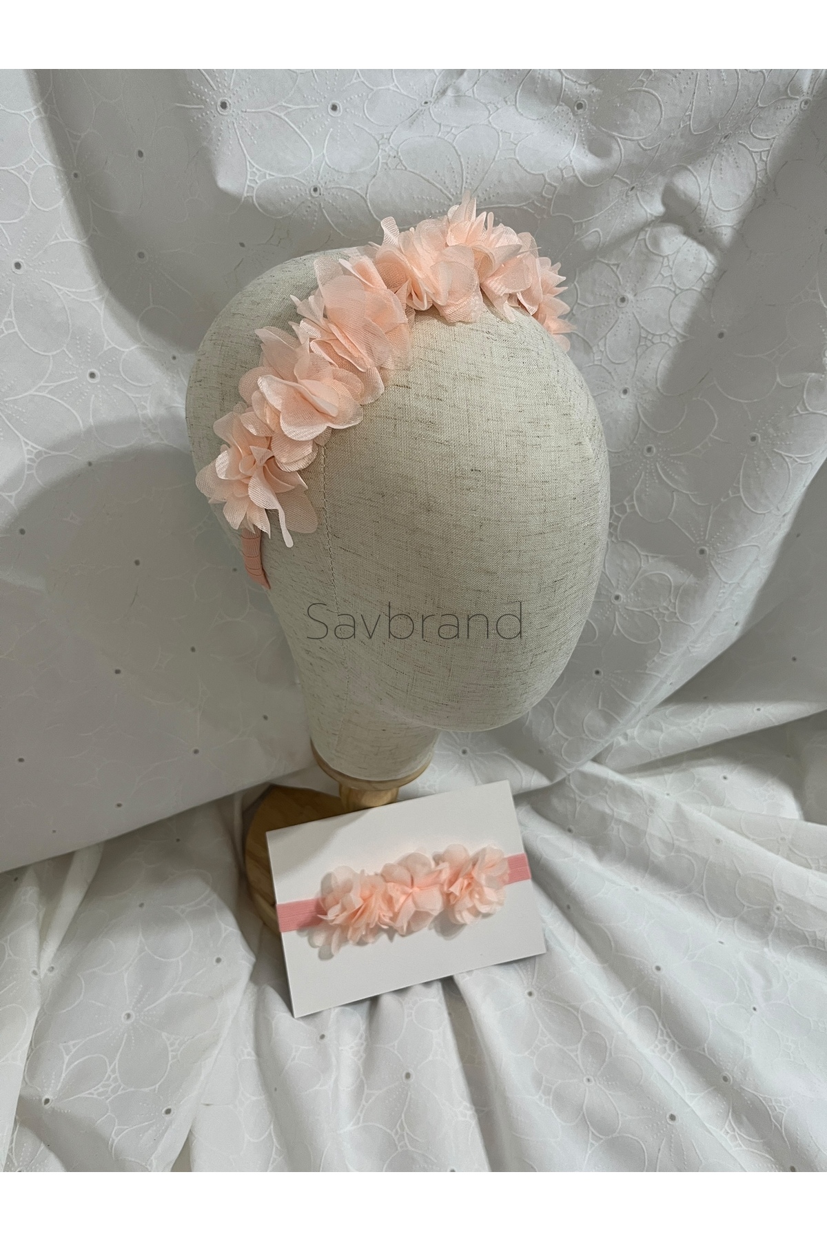 SavBrand Trendy Anne Kız Saç Aksesuarı Seti - Bebek Bandı + Kadın Tacı fotoğrafı 2 (önizleme)