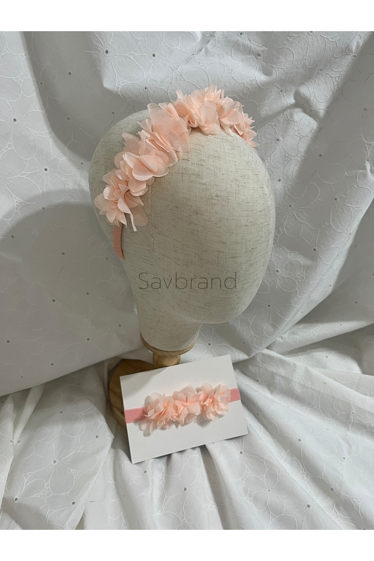 SavBrand Trendy Anne Kız Saç Aksesuarı Seti - Bebek Bandı + Kadın Tacı fotoğrafı 3 (önizleme)