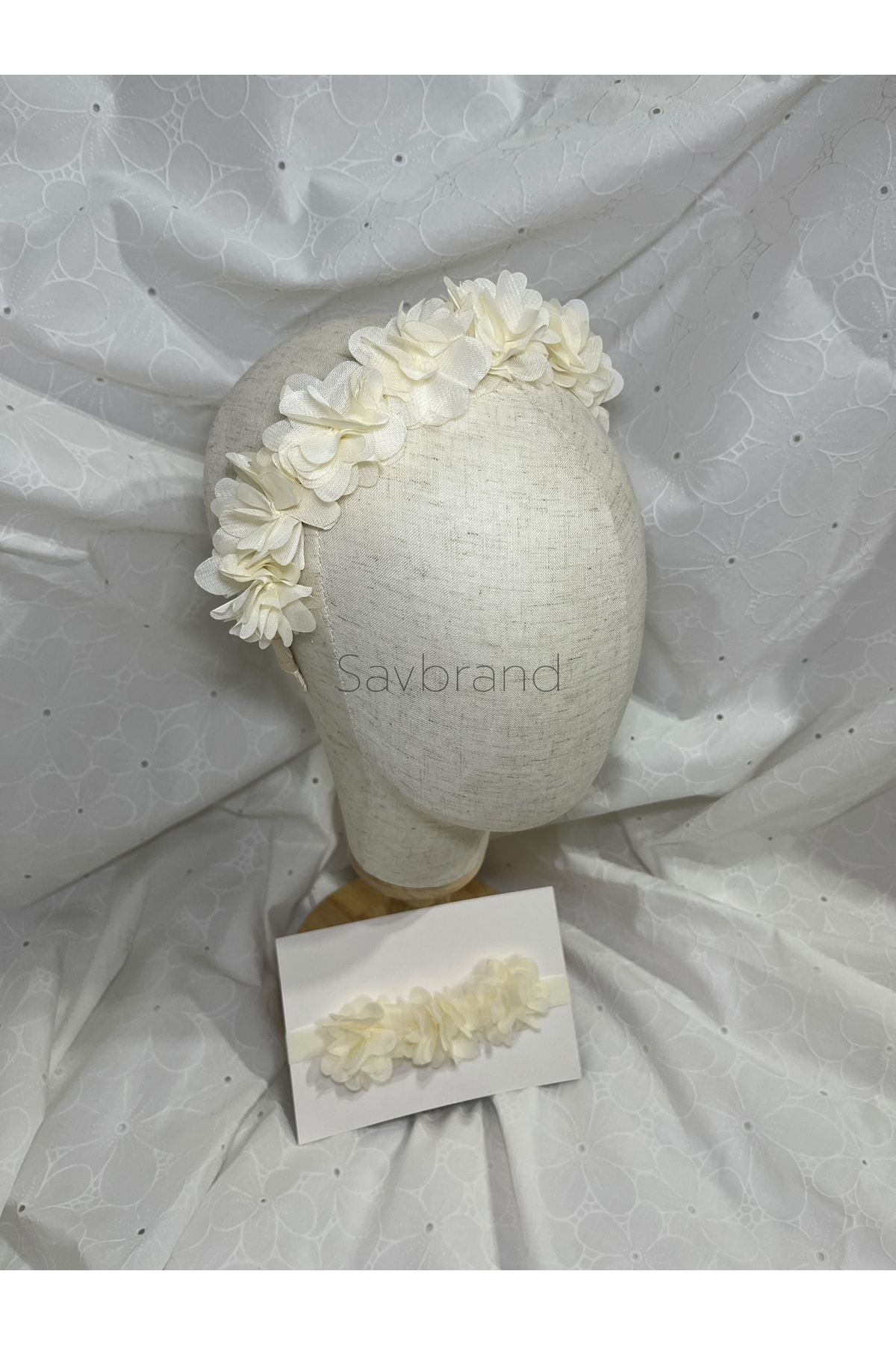 SavBrand Trendy Anne Kız Saç Aksesuarı Seti - Bebek Bandı + Kadın Tacı fotoğrafı 3 (önizleme)